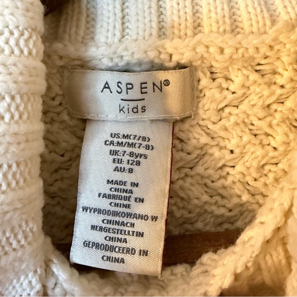 Aspen Kids Poncho Top size M 7-8 - Picture 4 of 5